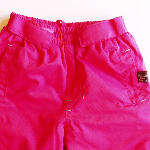 Deux Par Deux Pink Rain Lined Splash Pants size 18 Months - Picture 3 of 16